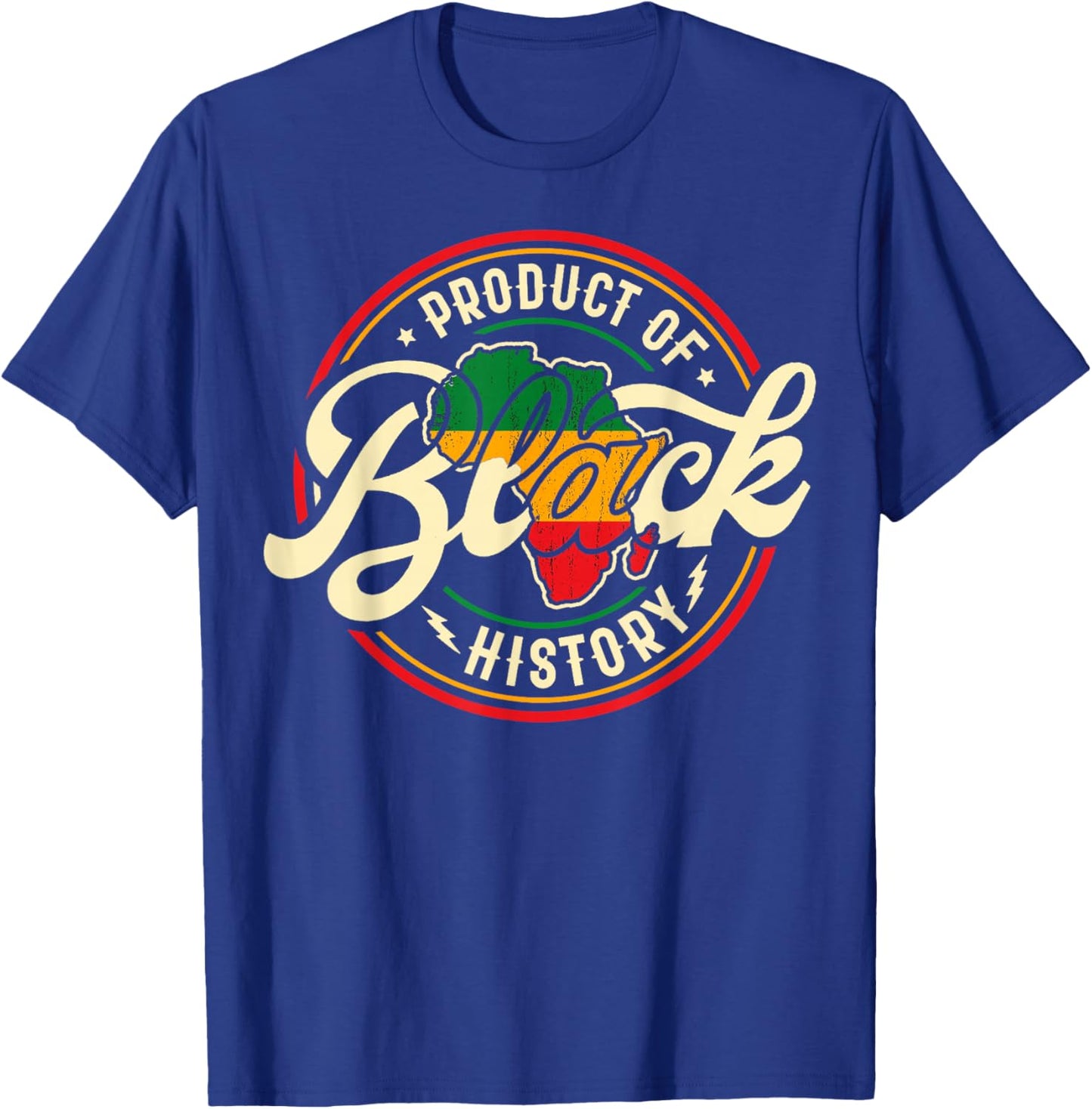 Product of Black History African American Kids T-Shirt - T-Shirt | Royal