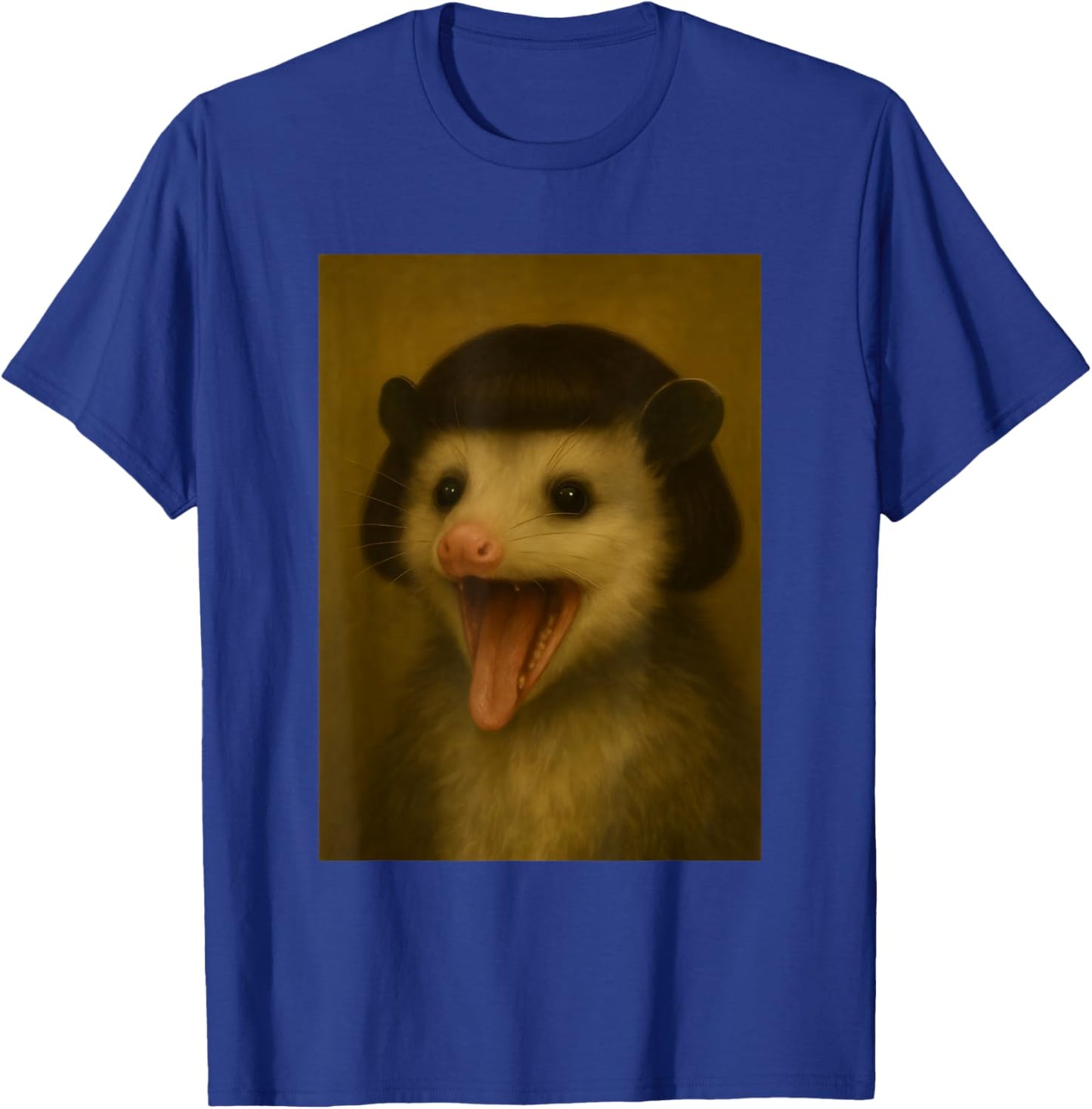 Funny Possum Bob Haircut Viral Meme Opossum T-Shirt - T-Shirt | Royal