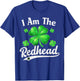 I Am The Redhead Dibs on The Redhead Funny St Patricks Day T-Shirt - T-Shirt | Royal