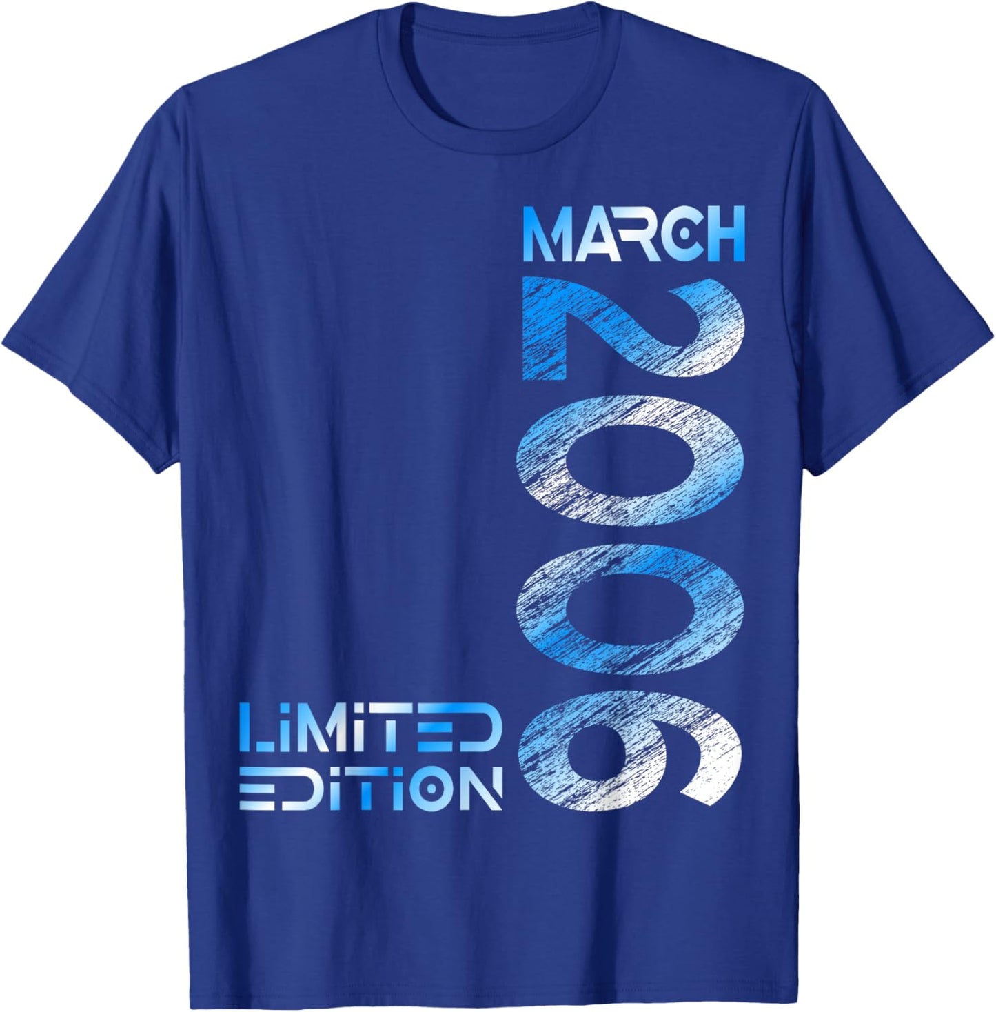 Limited Edition March 2006 Vintage 20. Birthday T-Shirt - T-Shirt | Royal