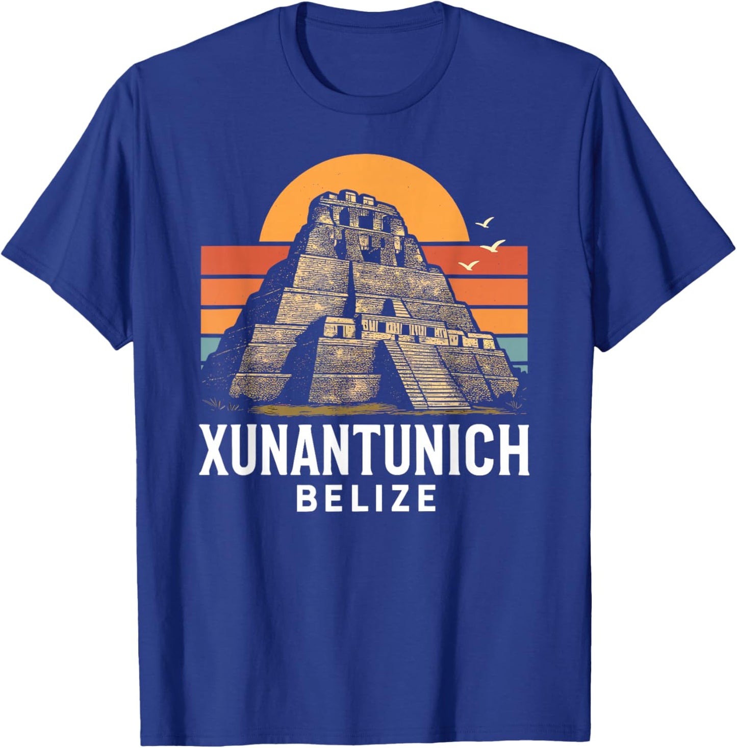 Xunantunich Belize Maya Temple Travel Central America Tikal T-Shirt - T-Shirt | Royal