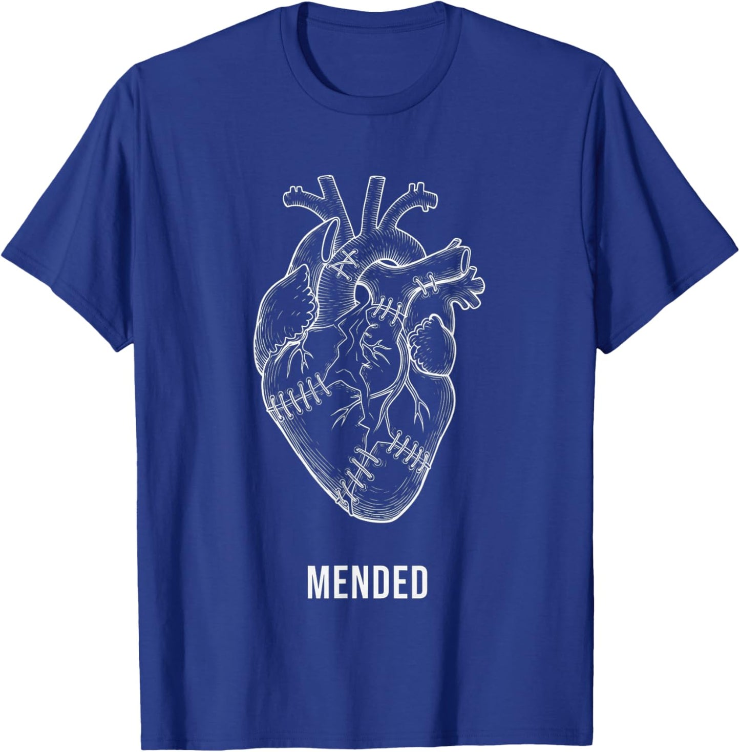 LyricLyfe- Shirt-Achy Breaky Heart-Mended Heart T-Shirt - T-Shirt | Royal