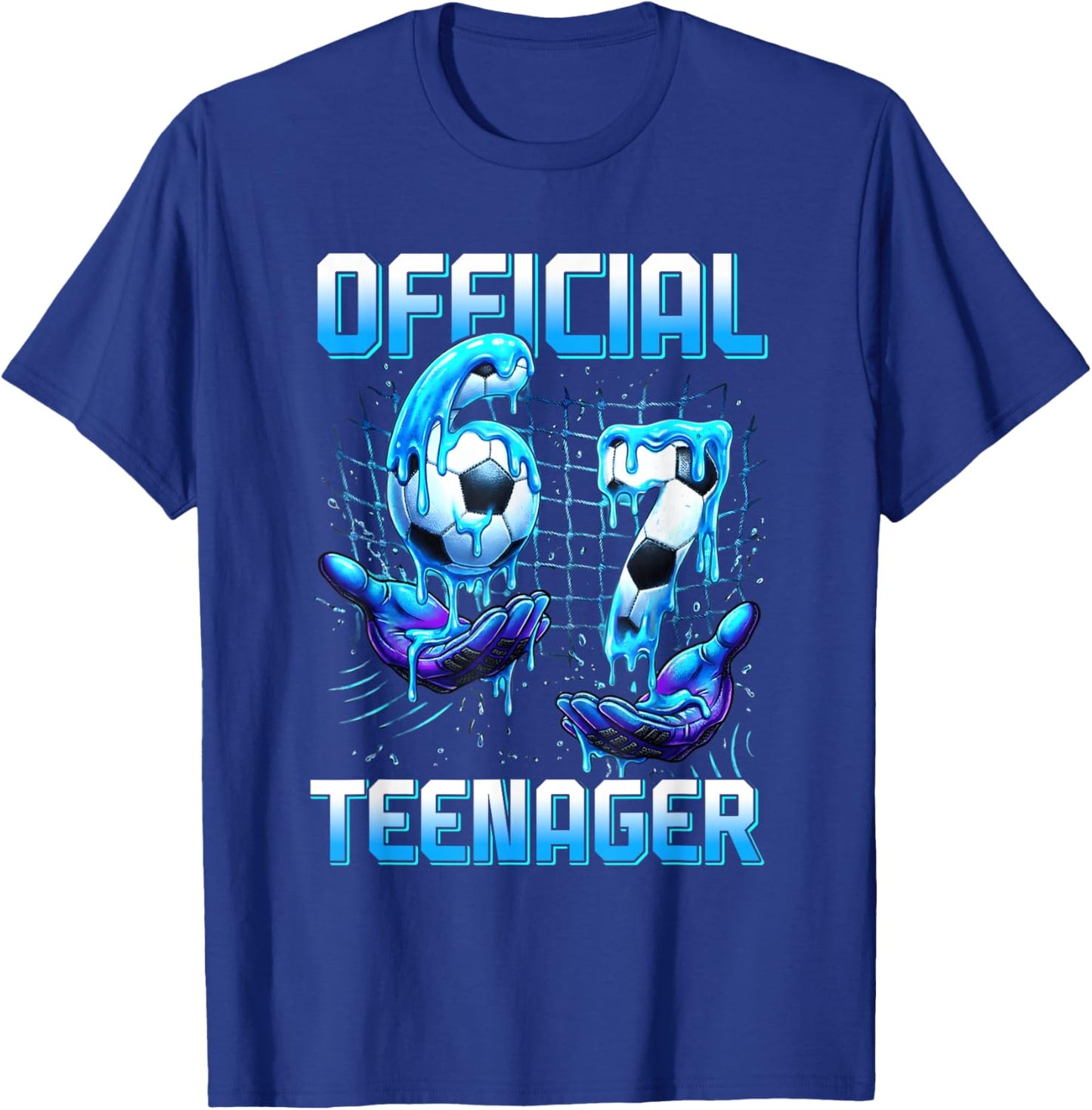 6+7 Year Old Boys Girls Teenager 13th Birthday Funny 67 T-Shirt - T-Shirt | Royal