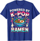 Powered by K-Pop and Ramen Korean T-Shirt - T-Shirt | Royal