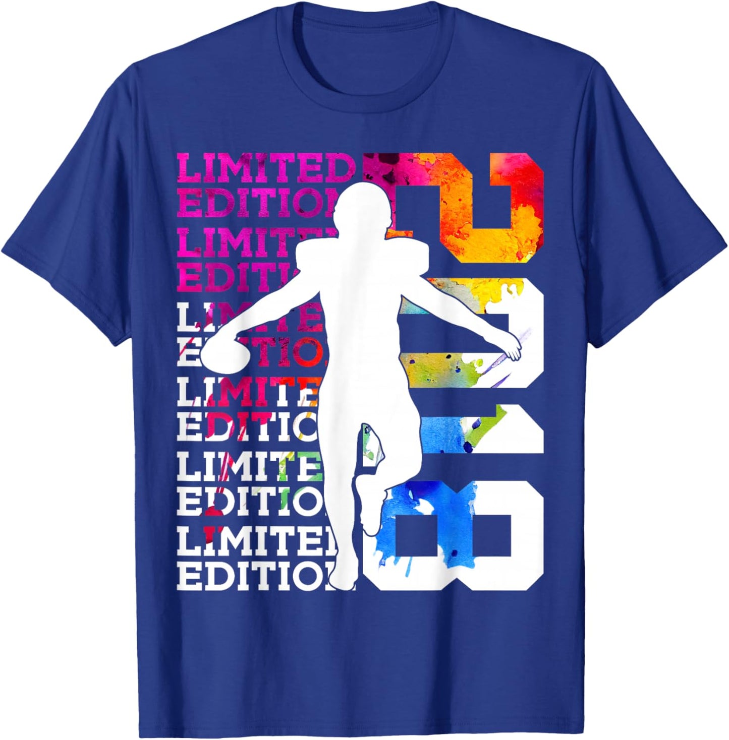 Limited Edition 2018 Football 8TH Birthday T-Shirt - T-Shirt | Royal