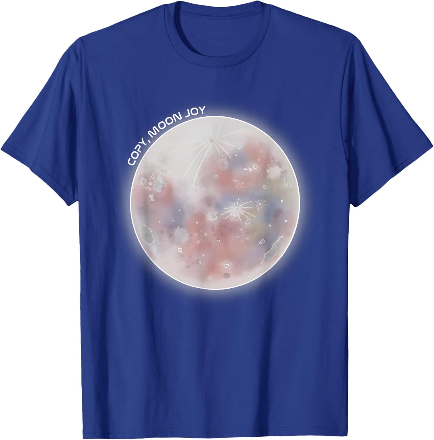Artemis II Copy Moon Joy Illustration T-Shirt - T-Shirt | Royal