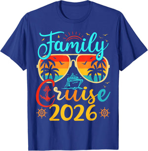 Family Cruise 2026 Summer Vacation Matching Family Cruise T-Shirt - T-Shirt | Royal