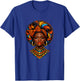 Black Queen Dripping Afro Melanin Black History Month Women T-Shirt - T-Shirt | Royal