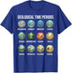 Geological Time Periods Chart Paleontology & Earth History T-Shirt - T-Shirt | Royal