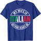 My Wife is Italian Nothing Scares Me Italian Flag Marriage T-Shirt - T-Shirt | Royal