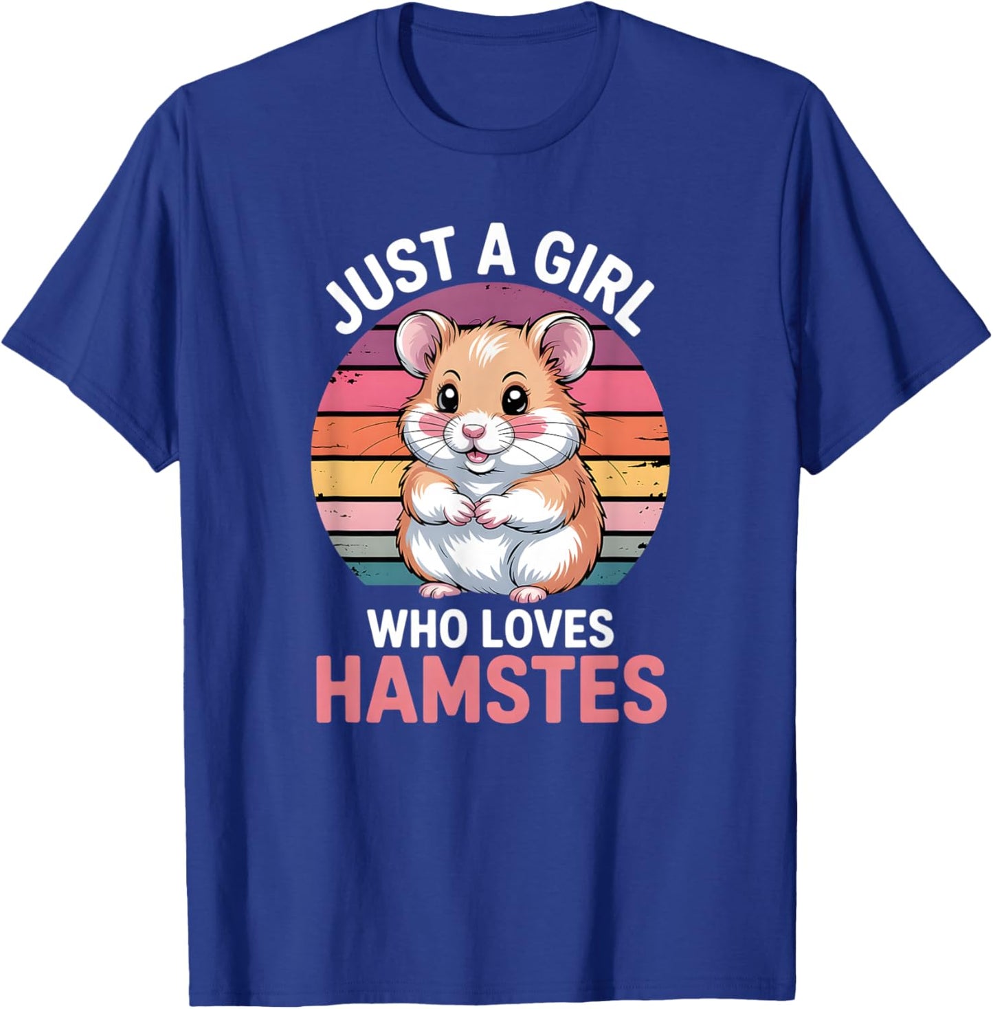 Girls Hamster T-Shirt - T-Shirt | Royal