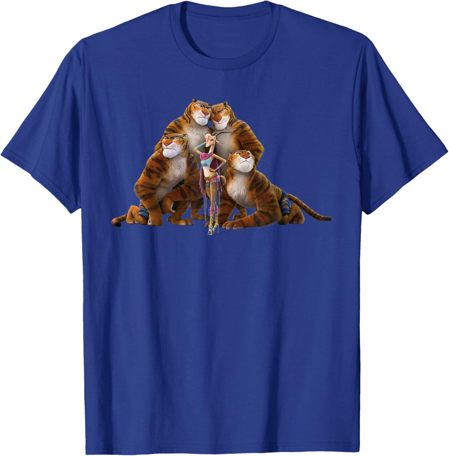 Disney Zootopia 2 Gazelle & Tiger Dancers Festival Concert T-Shirt - T-Shirt | Royal