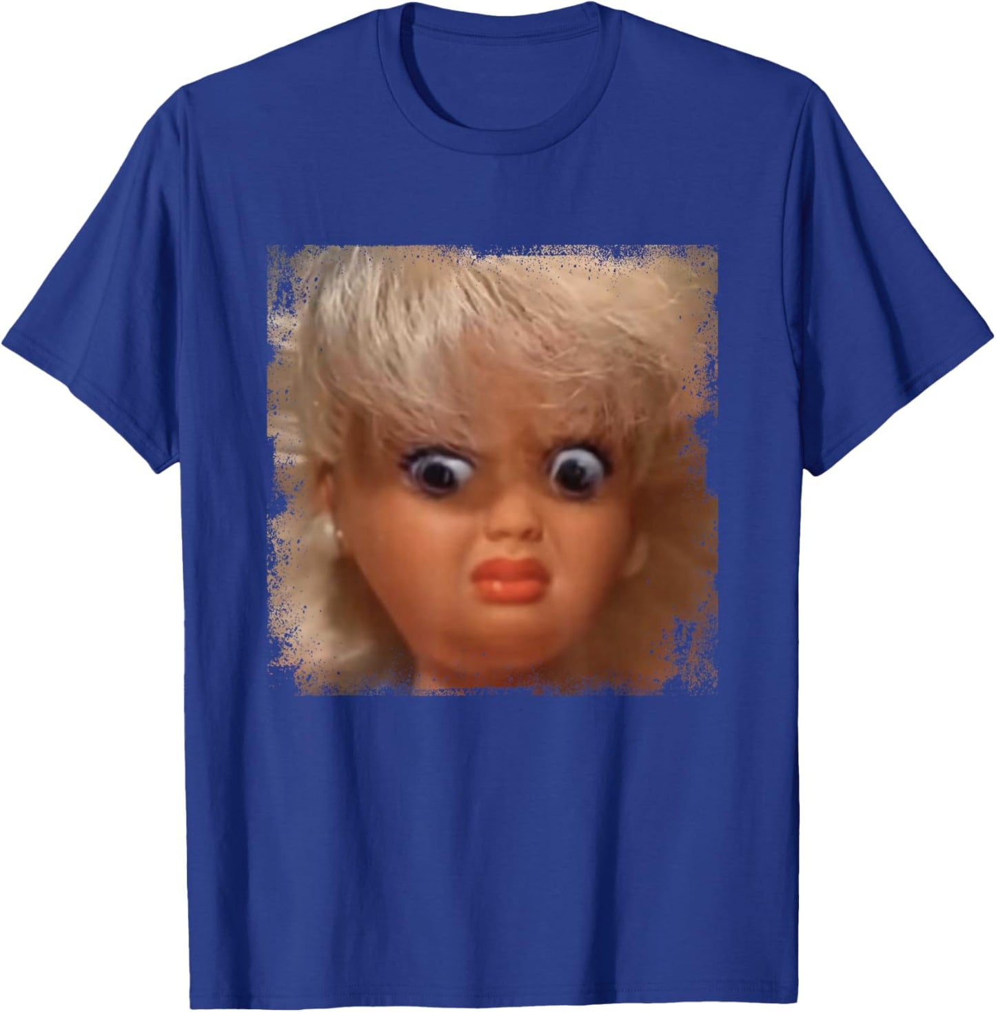 Funny Doll Face Meme T-Shirt - T-Shirt | Royal