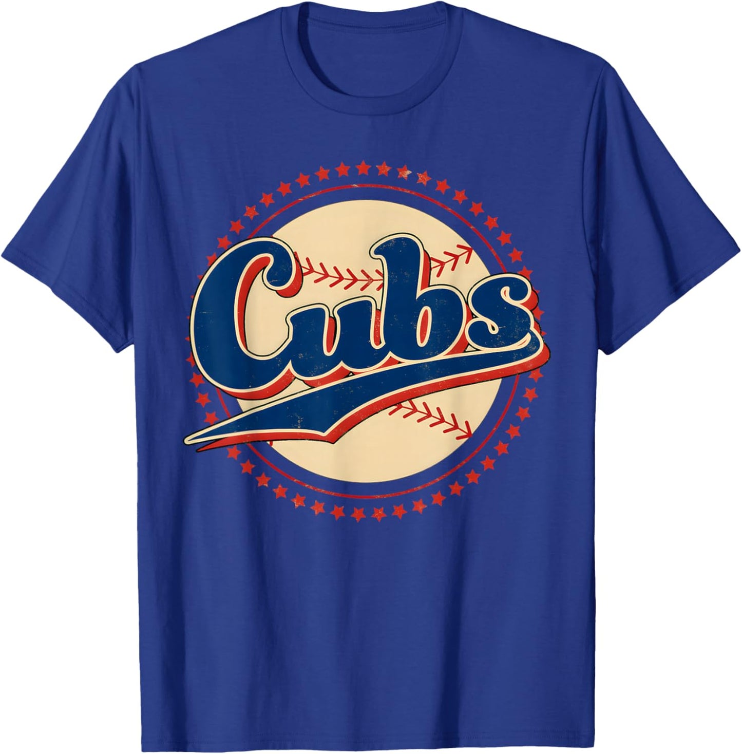 Vintage Cubs Gifts Women Boys Girls Kids T-Shirt - T-Shirt | Royal