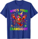 Whos Your Crawdaddy Crawfish Jester Beads Funny Mardi Gras T-Shirt - T-Shirt | Royal
