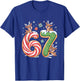 Christmas 67 Funny Xmas Six Seven Ugly Sweater 6-7 T-Shirt - T-Shirt | Royal