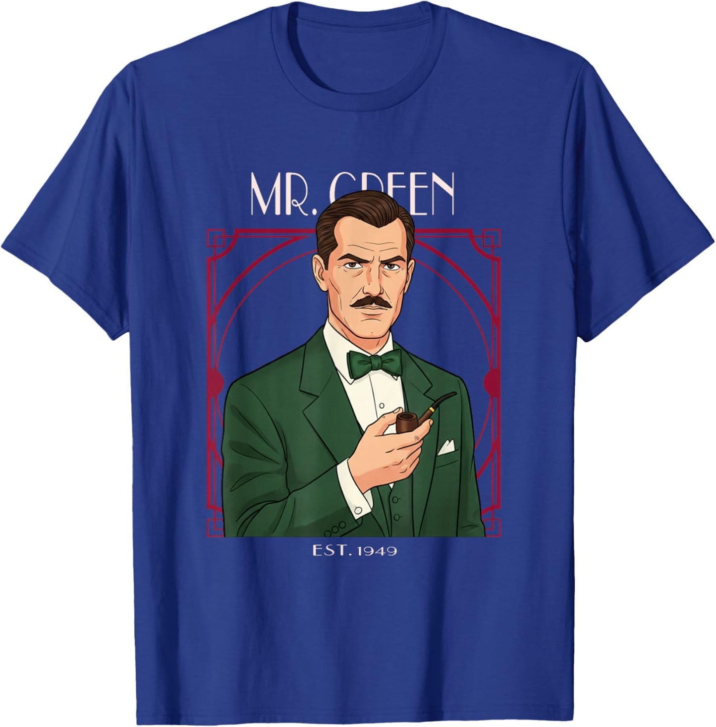 Mr Green - Clue Game T-Shirt - T-Shirt | Royal