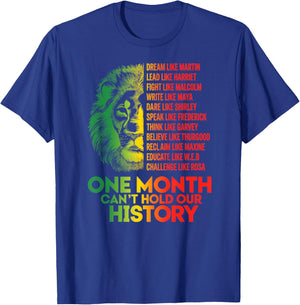 Black History Month Dream Like Martin T-Shirt - T-Shirt | Royal