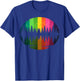 Retro Rainbow Trees Forest Nature Lover Vintage Tree Art T-Shirt - T-Shirt | Royal