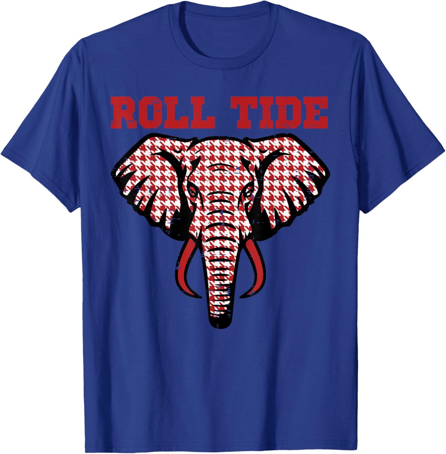 Elephant Roll Tide Women Kids Boys Girls Youth Teen Men T-Shirt - T-Shirt | Royal