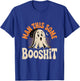 Man This Some Booshit Funny Ghost Halloween Design T-Shirt - T-Shirt | Royal