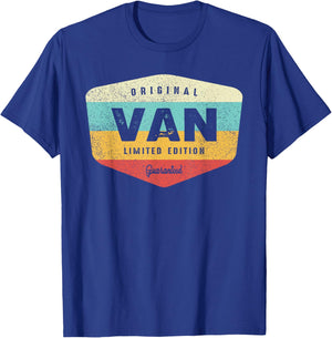 Van Personalized Name - Van T-Shirt - T-Shirt | Royal