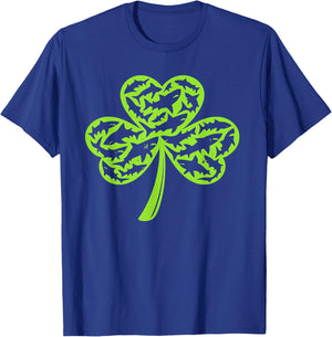 Shark St Patricks Day Boys Kids St Pats Sharks Shamrocks T-Shirt - T-Shirt | Royal
