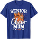 Loud Proud Basketball Cheer Senior Mom 2026 Cheerleading T-Shirt - T-Shirt | Royal