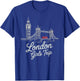 Vintage London Girls Trip Besties Moms BFF Queen UK Vacation T-Shirt - T-Shirt | Royal