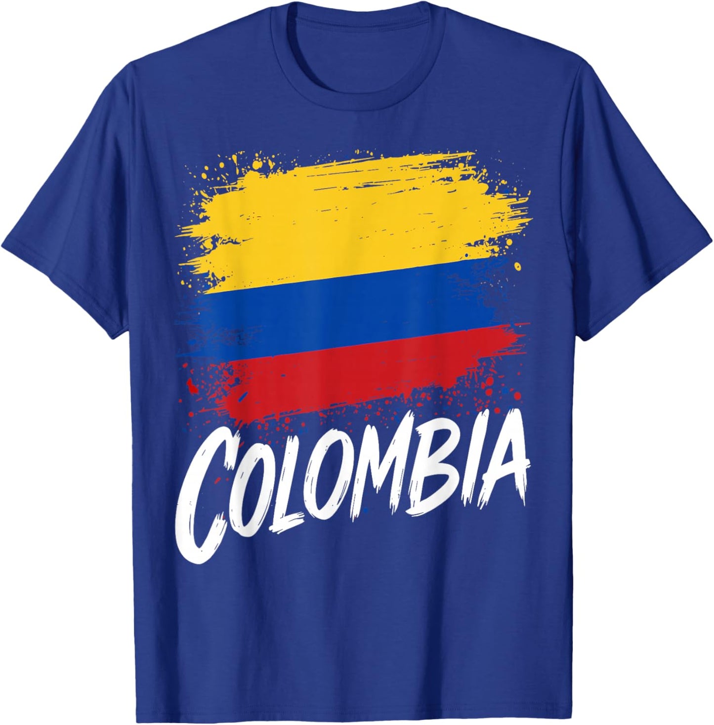 Colombia Lover Colombian Flag T-Shirt - T-Shirt | Royal