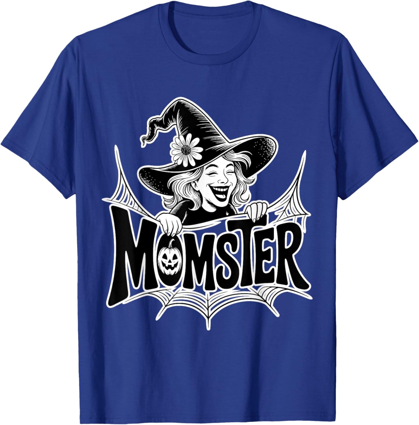 Momster Funny Halloween Mom Witch T-Shirt - T-Shirt | Royal