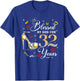 Blessed by God for 32 Years Old Women 32nd Birthday Queen T-Shirt - T-Shirt | Royal