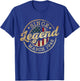 Legend Since March 1946 Vintage 80th Birthday Classic T-Shirt - T-Shirt | Royal