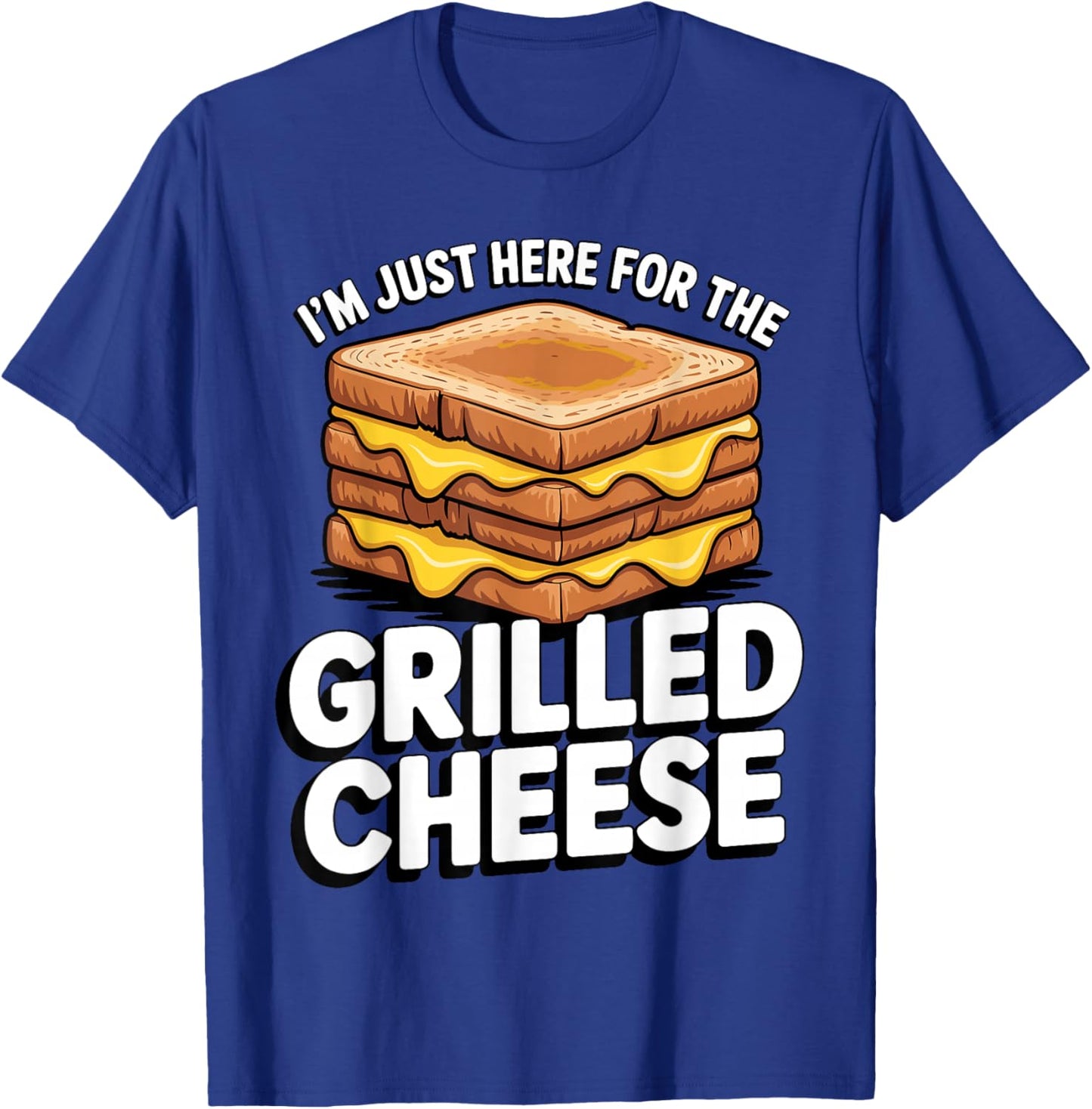 Funny Grilled Cheese Art Women Grilled Cheese Lover T-Shirt - T-Shirt | Royal