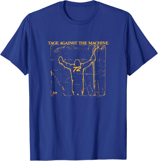 Tage Thompson - Tage Against The Machine - Buffalo Hockey T-Shirt - T-Shirt | Royal