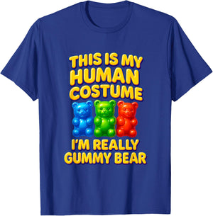 I'm Really Gummy Bear Human Costume Men Women Kid T-Shirt - T-Shirt | Royal