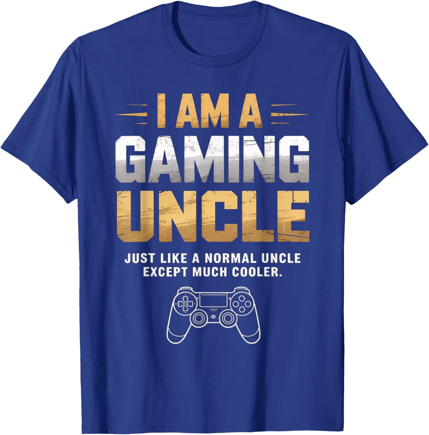 Gaming Uncle Cooler Than Normal Uncle for Boys T-Shirt - T-Shirt | Royal