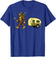 Vintage Sasquatch Funny Hiking Camping T-Shirt - T-Shirt | Royal
