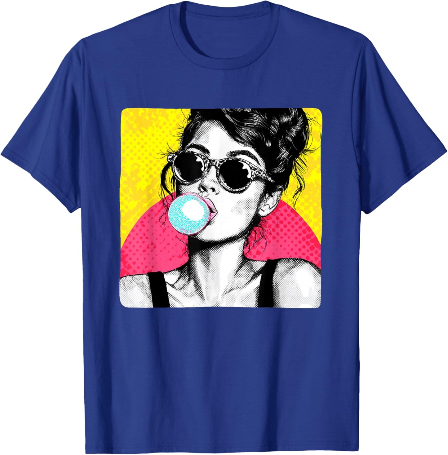 Beautiful Chewing Gum Girl Costume T-Shirt - T-Shirt | Royal