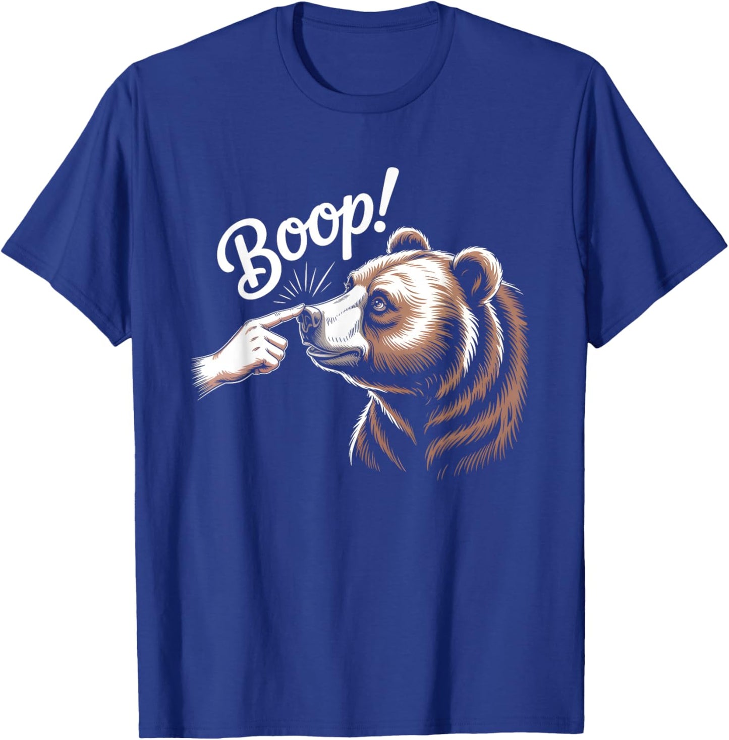 Bear Nose Boop Vintage T-Shirt - T-Shirt | Royal