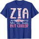 Zia Definition Zia Aunt Italian Aunt Zia Auntie T-Shirt - T-Shirt | Royal