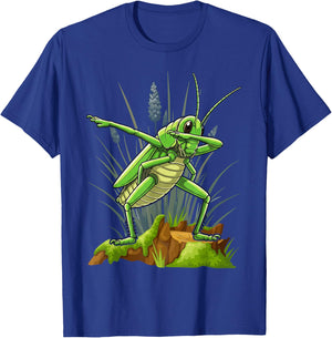 Funny Grasshopper Costume Women Kids T-Shirt - T-Shirt | Royal