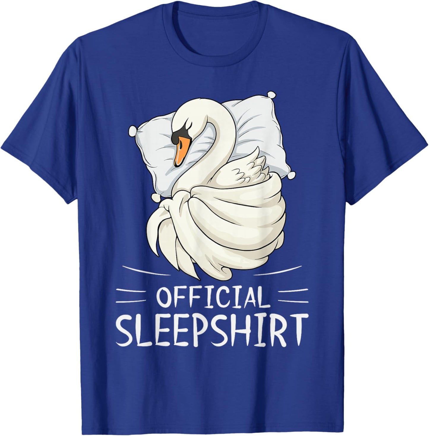 Swan Animal Official Sleepshirt Pajamas Nightgown T-Shirt - T-Shirt | Royal