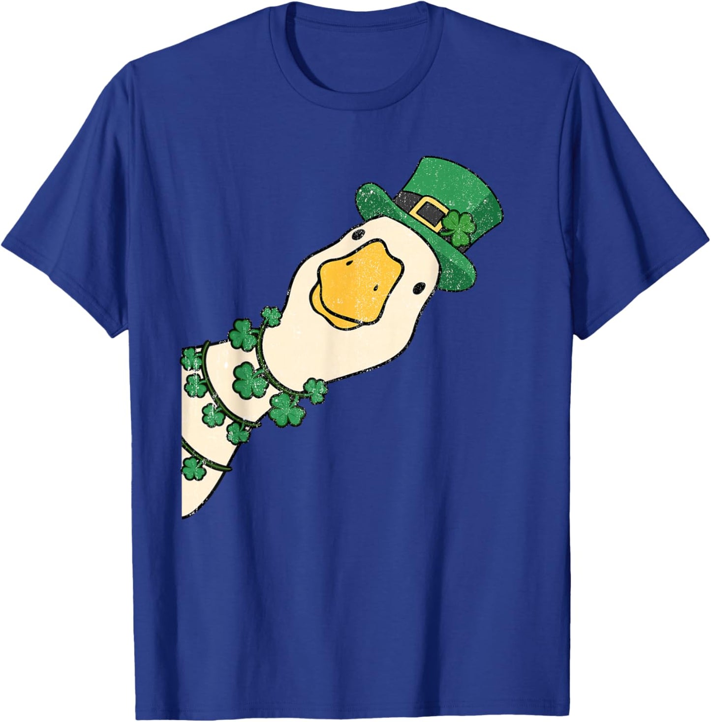 Funny Goose St.Patrick's Day Lucky Shamrock Irish Ireland T-Shirt - T-Shirt | Royal