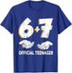 6 7 Birthday Official Teenager 13 Year Old 13th Birthday Boy T-Shirt - T-Shirt | Royal