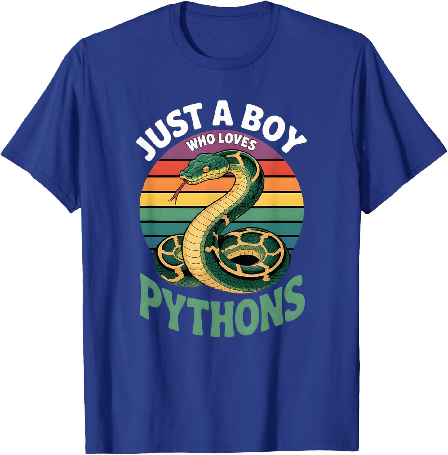Boys Python T-Shirt - T-Shirt | Royal