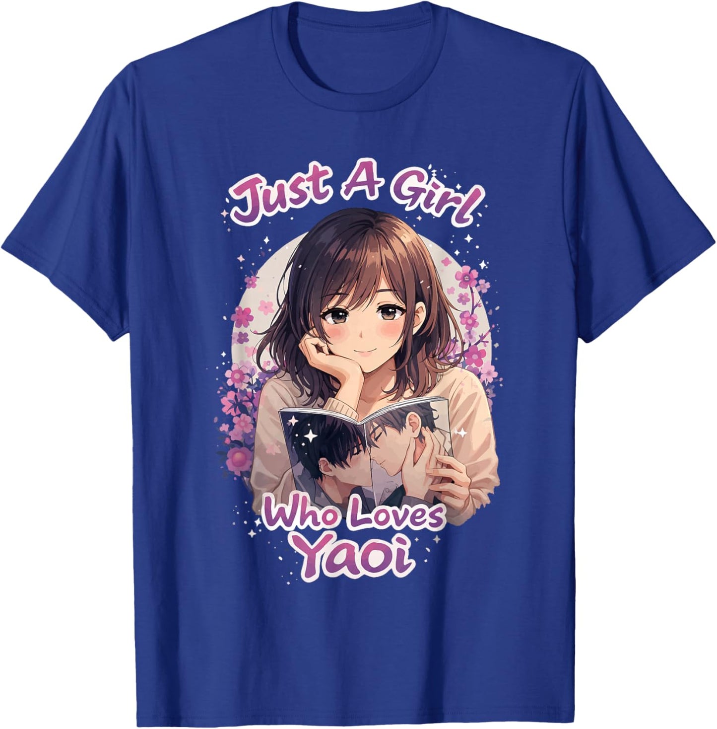 Just A Girl Who Loves Yaoi T-Shirt - T-Shirt | Royal