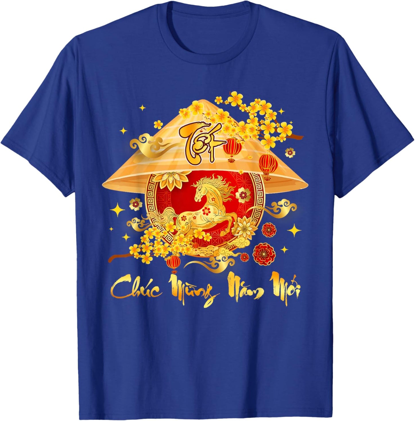 TET 2026 Year of The Horse Vietnamese Lunar New Year 2026 T-Shirt - T-Shirt | Royal