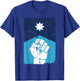Resist Minnesota Rebel New Flag Distressed Minnesota Resista T-Shirt - T-Shirt | Royal