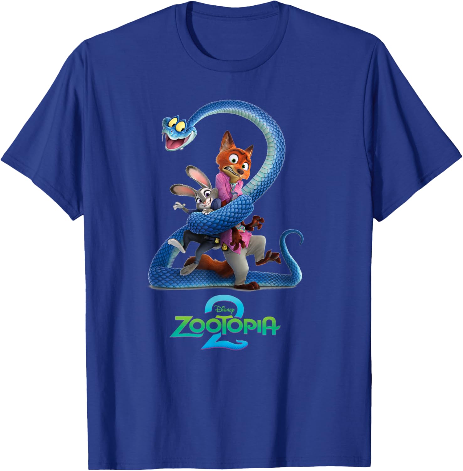 Disney Zootopia 2 Judy Hopps & Nick Wilde Entangled by Gary T-Shirt - T-Shirt | Royal